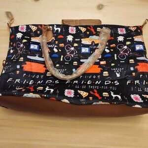 EUC Friends Weekender Bag w/ Shoulder Strap - Velveteen Soft Fabric - Used Once